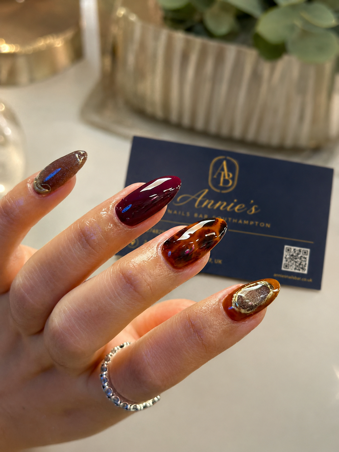 Gel colour on natural nails by Annie's Nails Bar
